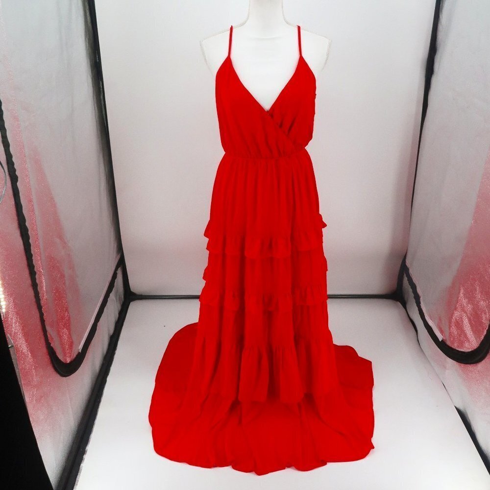 Flying Tomato Red Maxi Dress Size Medium NWT